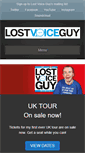 Mobile Screenshot of lostvoiceguy.com