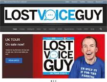 Tablet Screenshot of lostvoiceguy.com